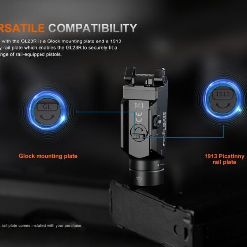 FENIX GL23R TACTICAL LIGHT WITH Green LASER SIGHT