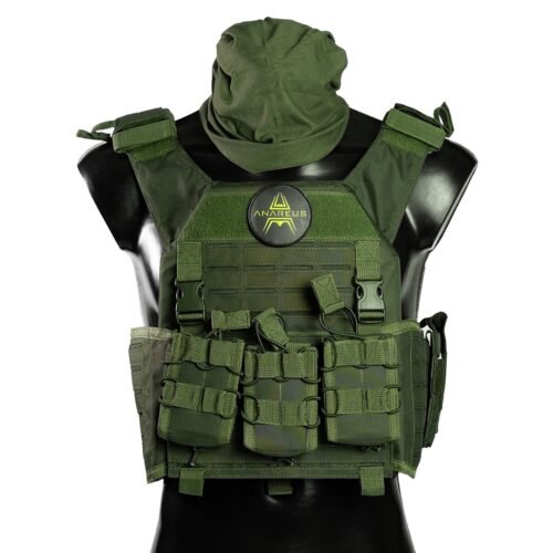 65505 ANAREUS SPIDER Modular Plate Carrier - Green