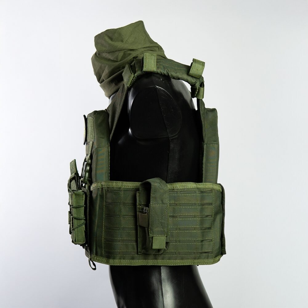 65507 ANAREUS SPIDER Modular Plate Carrier - Green