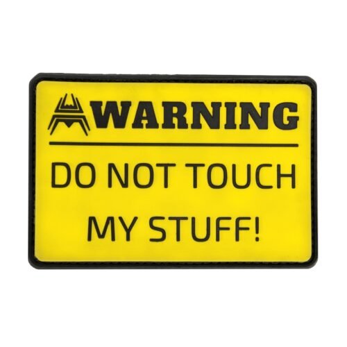 ANAREUS VELCRO Warning patch DO NOT TOUCH - Yellow