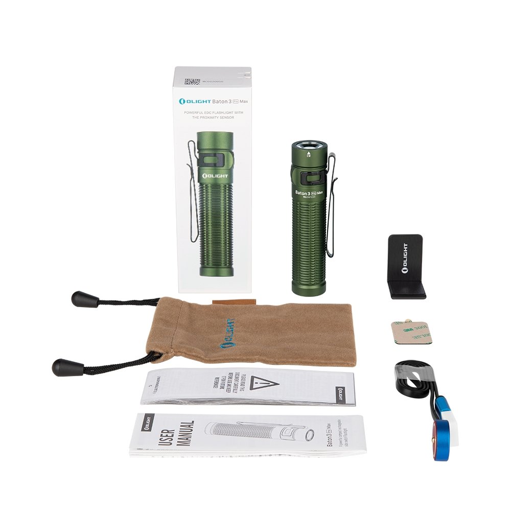 OLIGHT BATON 3 Pro Max Flashlight 2500 lm - Green