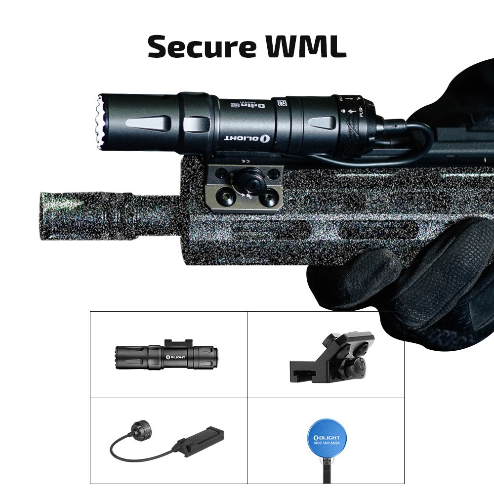 OLIGHT Rifle Flashlight ODIN Mini 1250 lm, M-LOK Mount - Tan