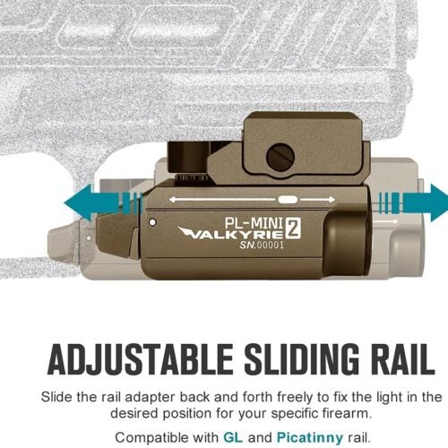 65791 OLIGHT Pistol Flashlight Valkyrie PL-Mini 2 600 lm - Tan