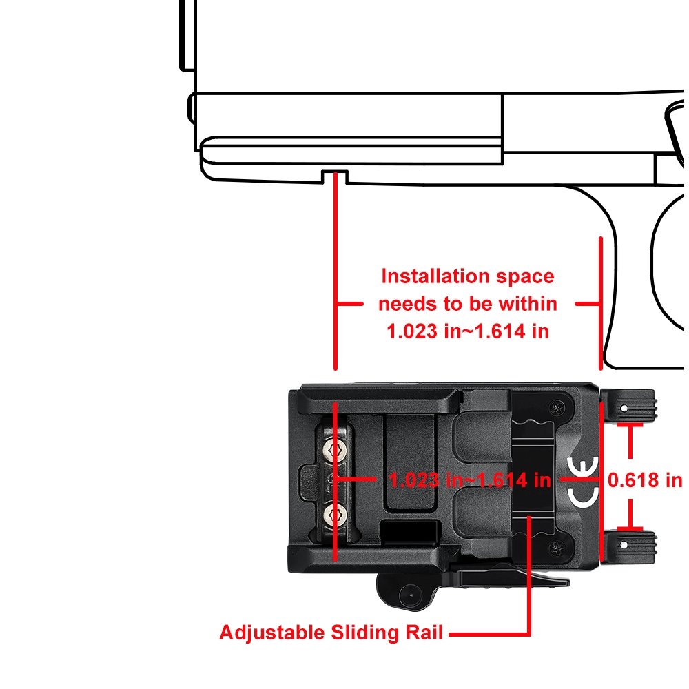 65797 OLIGHT Pistol Flashlight Valkyrie PL-Mini 2 600 lm - Tan