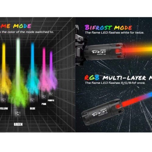 AceTech BIFROST Tracer Unit with Muzzle Flame - Titanium