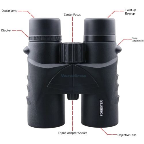 65811 Binoculars FORESTER 10x42 BINOCULAR - Black