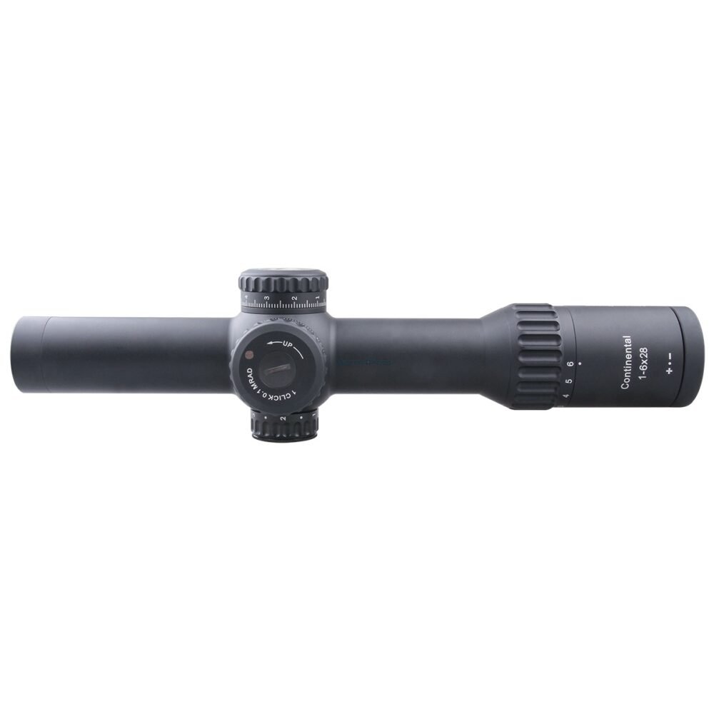 Riflescope 34 mm CONTINENTAL X6 1-6x28 - Black