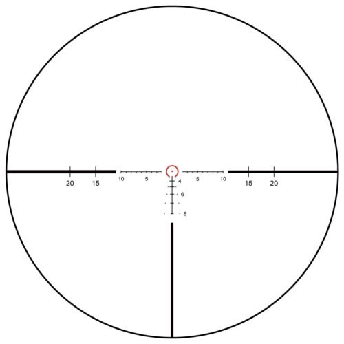 LPVO Riflescope CONTINENTAL X8 1-8x24 ED TACTICAL SFP - Black