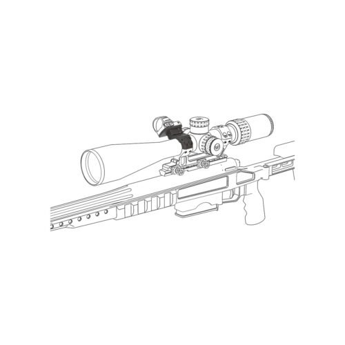 65929 VO Mounting Kit for Red Dot Sight on 30mm X-ACCU Rings (4 screws) - Black