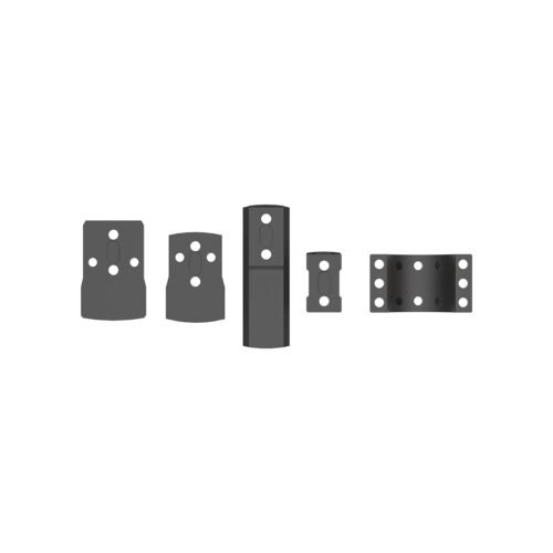65931 VO Mounting Kit for Red Dot Sight on 30mm X-ACCU Rings (6 screws) - Black