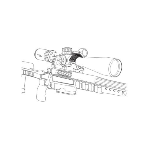 65933 VO Mounting Kit for Red Dot Sight on 30mm X-ACCU Rings (6 screws) - Black
