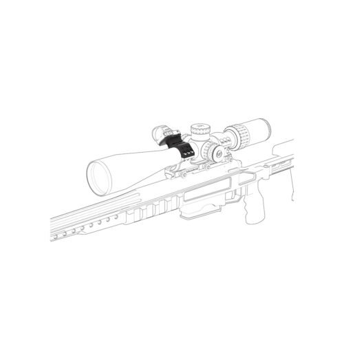 65937 VO Mounting Kit for Red Dot Sight on 30mm X-ACCU Rings (6 screws) - Black