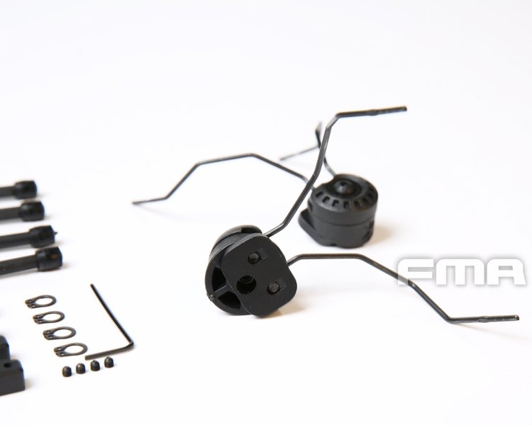 FMA Headphone Universal Modular FARA OTH Attach ARC Rail Kit - Black