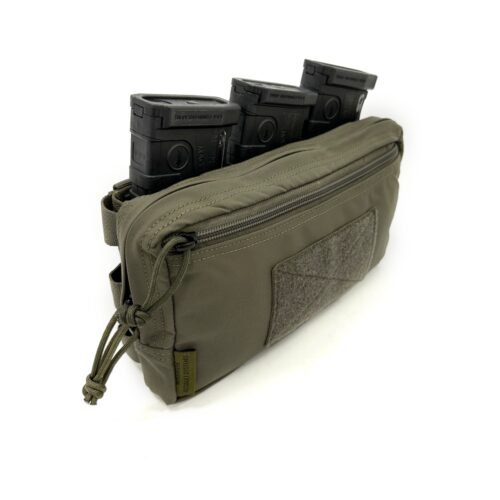 WAS Triple Snap MAG Molle Utility Pouch (AR15 / AK) - Ranger Green
