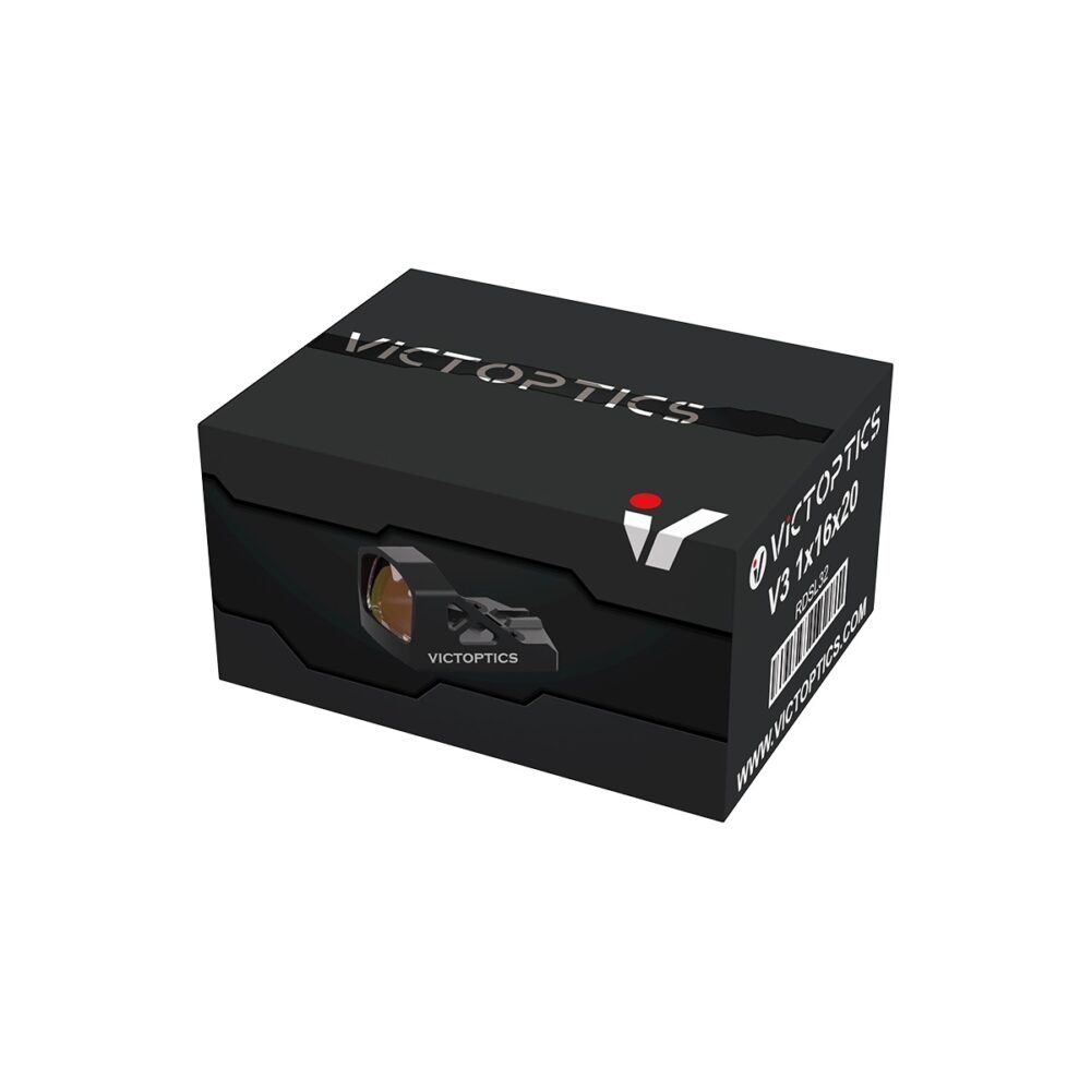 66854 VictOptics V3 1x16x20 MAG Red Dot Sight - Black