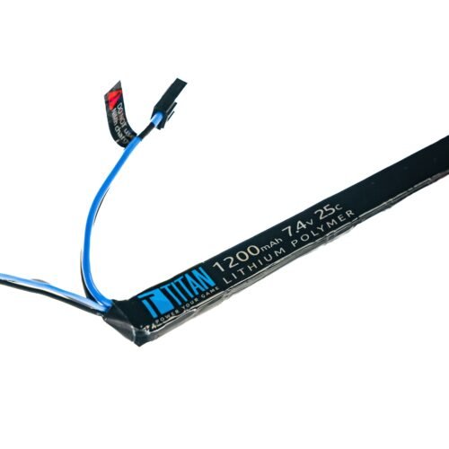 Li-Pol Battery TITAN 7,4V 1200mAh, 25C (Tamiya) - Stick (AK)