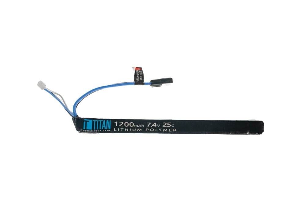 Li-Pol Battery TITAN 7,4V 1200mAh, 25C (Tamiya) - Stick (AK)