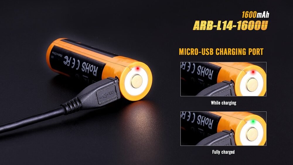 Charging battery USB AA Fenix ARB-L14-1600U (Li-ion)