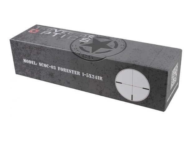 LPVO Riflescope FORESTER 1-5x24 SFP Gen1 - Black