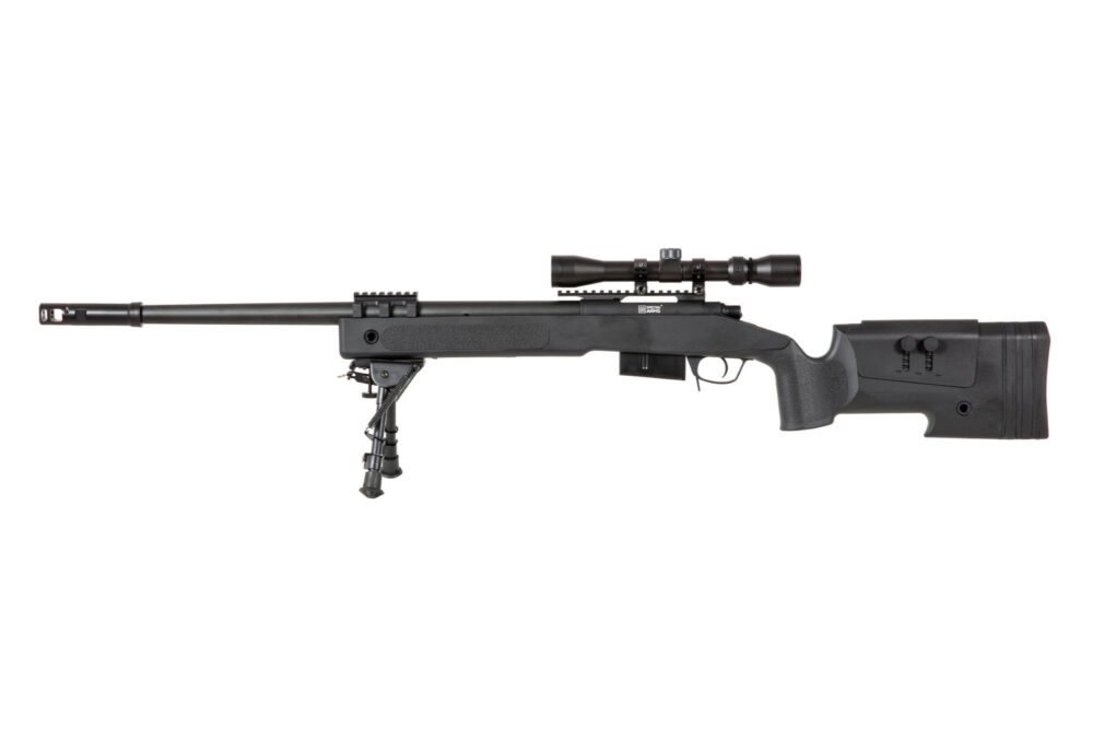 SA M40A5 (SA-S03 CORE(TM)) Sniper Rifle with Accessories - Black
