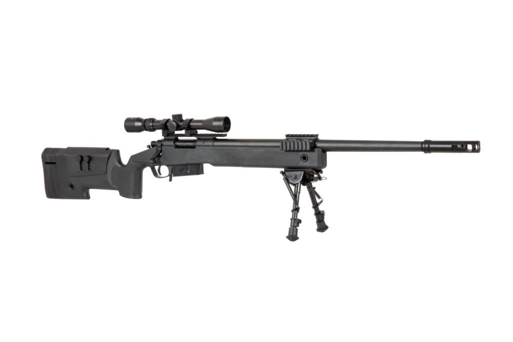 SA M40A5 (SA-S03 CORE(TM)) Sniper Rifle with Accessories - Black