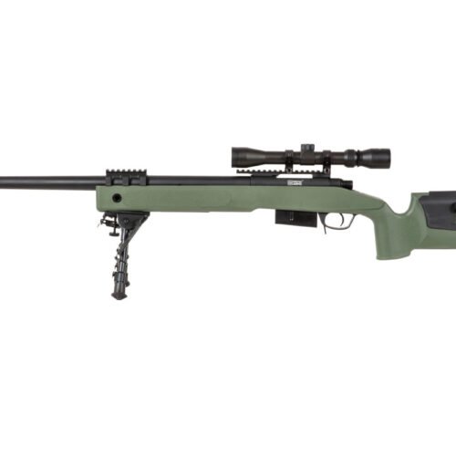 SA M40A5 (SA-S03 CORE(TM)) Sniper Rifle with Accessories - Green