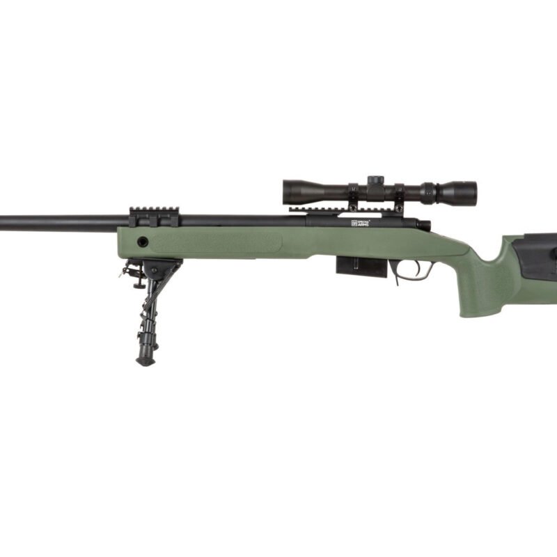 SA M40A5 (SA-S03 CORE(TM)) Sniper Rifle with Accessories - Green