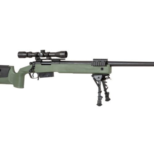 SA M40A5 (SA-S03 CORE(TM)) Sniper Rifle with Accessories - Green