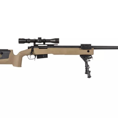 SA M40A5 (SA-S03 CORE(TM)) Sniper Rifle with Accessories - Tan