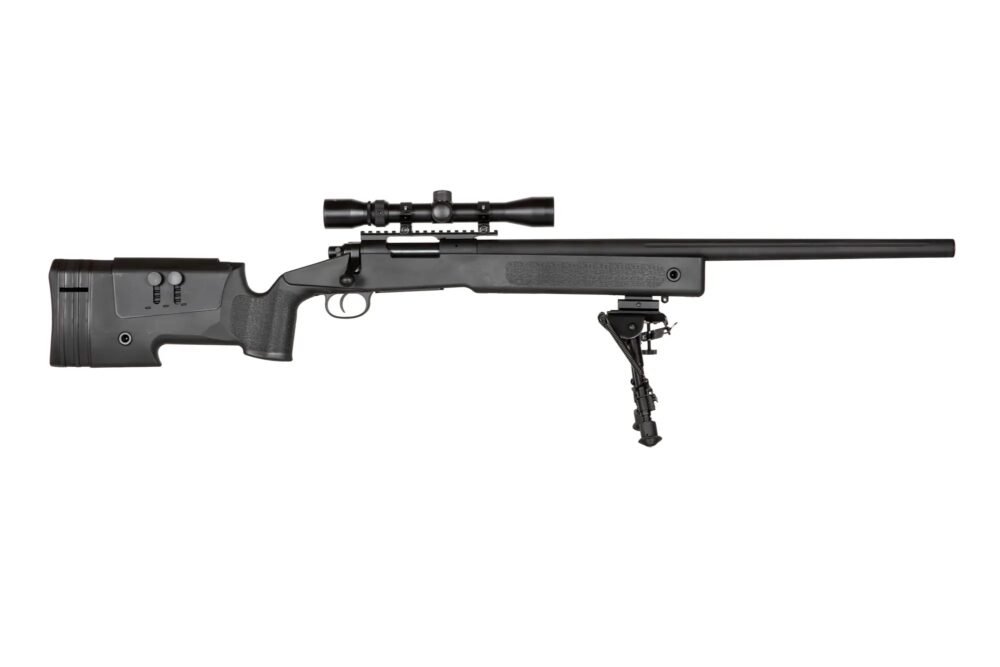 SA M40A3 High Velocity (SA-S02 CORE(TM)) Sniper Rifle with Accessories - Black
