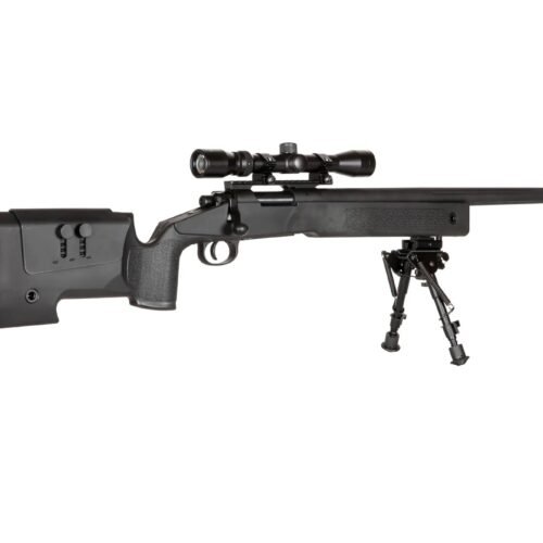 SA M40A3 High Velocity (SA-S02 CORE(TM)) Sniper Rifle with Accessories - Black