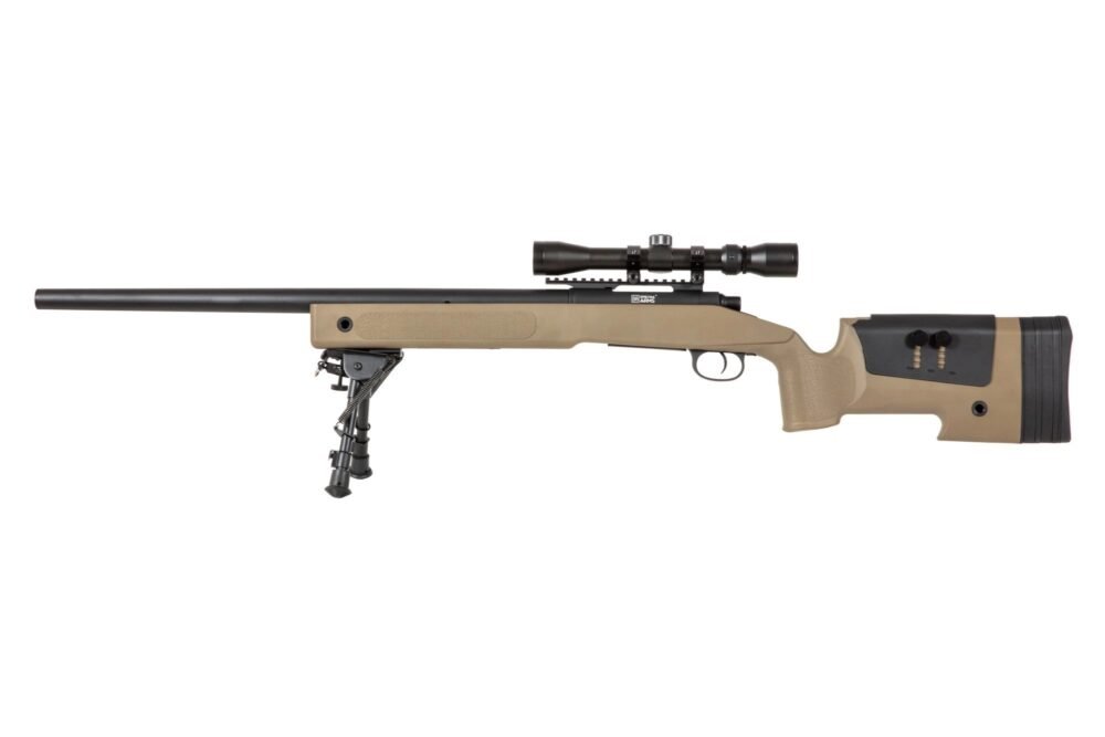 SA M40A3 (SA-S02 CORE(TM)) Sniper Rifle with Accessories - Tan