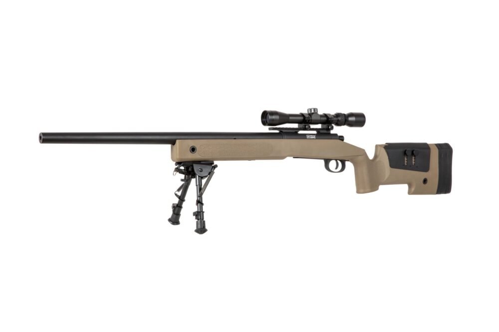 SA M40A3 (SA-S02 CORE(TM)) Sniper Rifle with Accessories - Tan