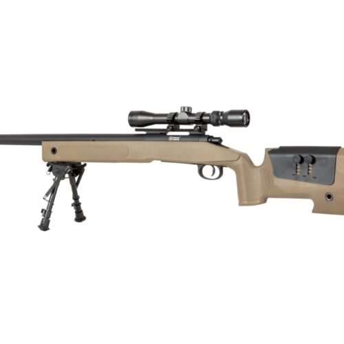 SA M40A3 (SA-S02 CORE(TM)) Sniper Rifle with Accessories - Tan