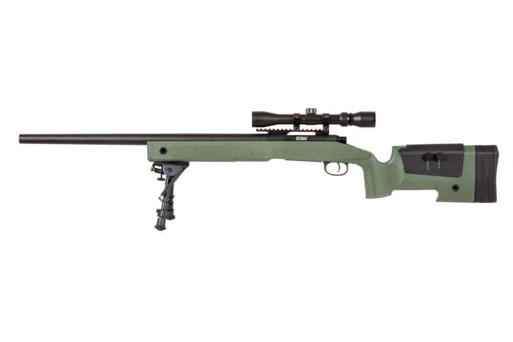 SA M40A3 (SA-S02 CORE(TM)) Sniper Rifle with Accessories - Green