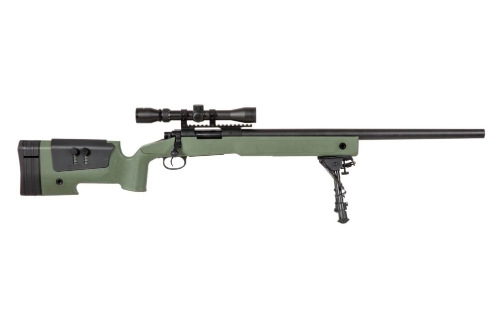 SA M40A3 (SA-S02 CORE(TM)) Sniper Rifle with Accessories - Green