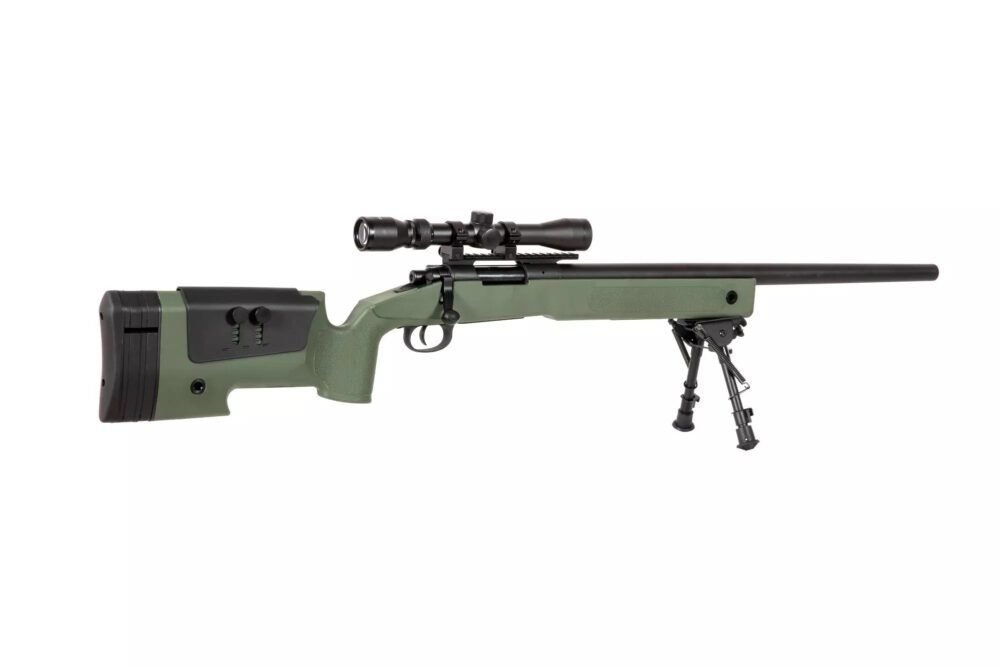 SA M40A3 (SA-S02 CORE(TM)) Sniper Rifle with Accessories - Green
