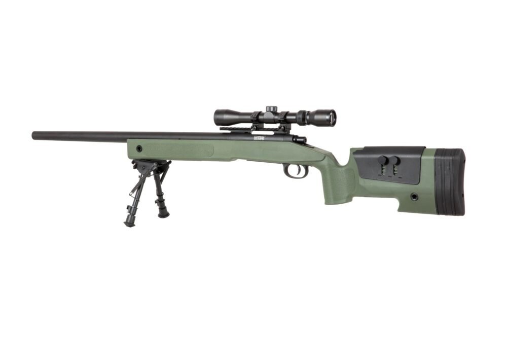 SA M40A3 (SA-S02 CORE(TM)) Sniper Rifle with Accessories - Green