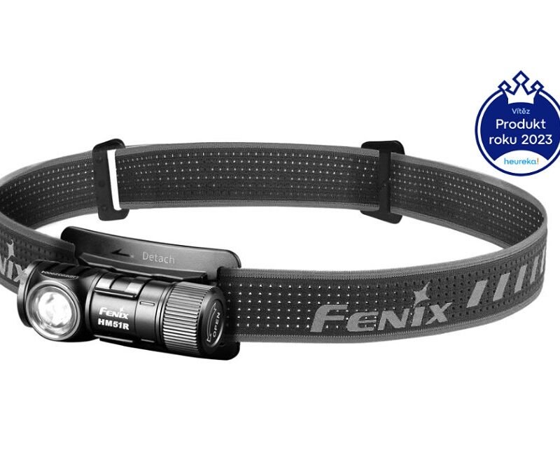 FENIX HM51R Ruby V2.0 RECHARGEABLE HEADLAMP - Full Black