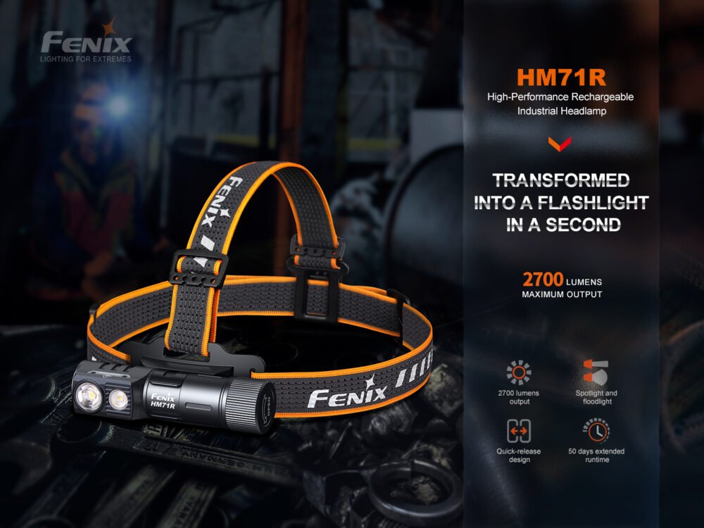 Fenix HM71R RECHARGEABLE HEADLAMP