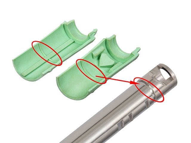 ML AEG Silicone Hop-up Bucking SUPER MACARON, 50 Shore - Green