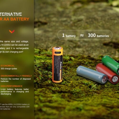 Charging battery USB AA Fenix ARB-L14-2200U (Li-ion)