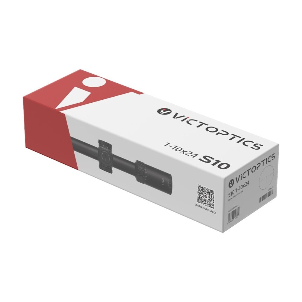 VictOptics LPVO Riflescope S10 1-10x24 - Black