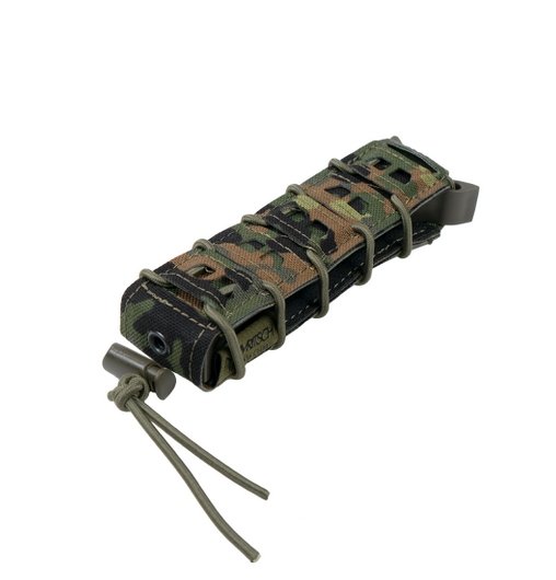 Novritsch Open MOLLE Pouch for Long Pistol Magazine / SMG - Flecktarn