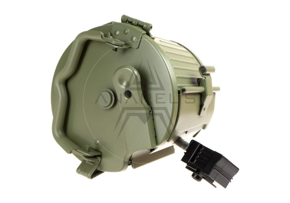 G a G Electric Drum Magazine for MG42, 1700 BBs - Green