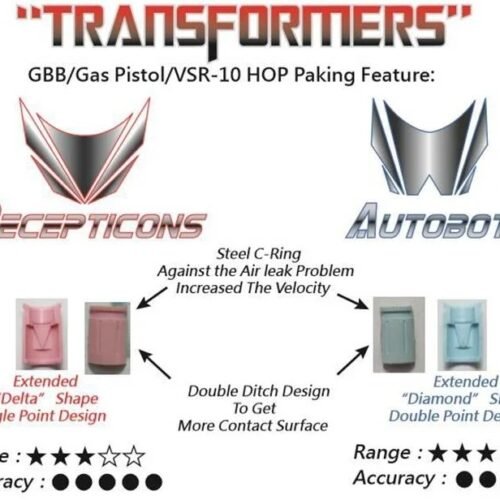 ML GBB / VSR Silicone Hop-up Bucking AUTOBOT, 60 Shore - Yellow