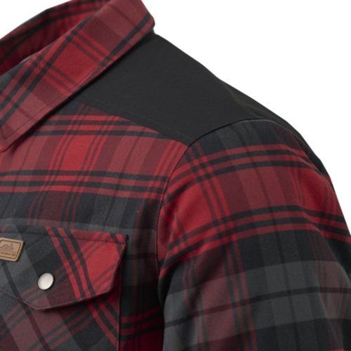 HELIKON WINTER WARDEN Shirt, Long Sleeve - Slate Crimson Plaid