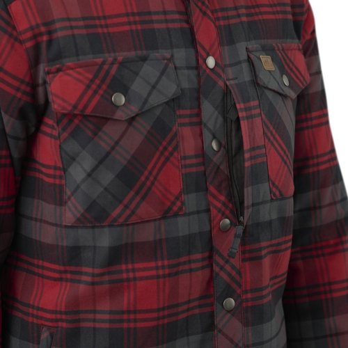 HELIKON WINTER WARDEN Shirt, Long Sleeve - Slate Crimson Plaid