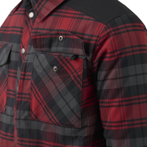 HELIKON WINTER WARDEN Shirt, Long Sleeve - Slate Crimson Plaid