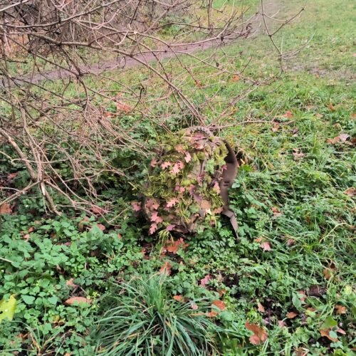 ANAREUS Pack of 3D SilkLeaf Camouflage Leaves, Large (308 Pcs) - Brown